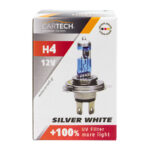 LIGHT BULB H4 - 12V/60/55W - P43t +100% SILVER WHITE